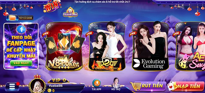 Trang web chính thức của Vipwin cung cấp các tính năng độc quyền và hấp dẫn - Vipwin